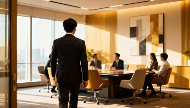 Professional services meeting — the environment where client relationships are built and maintained