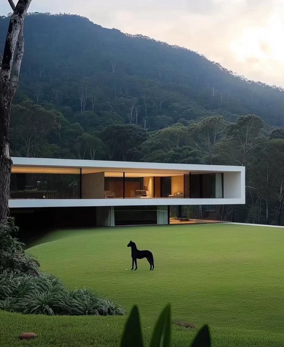 Minimalist luxury villa — the category of asset whose buyer cannot be reached through portals